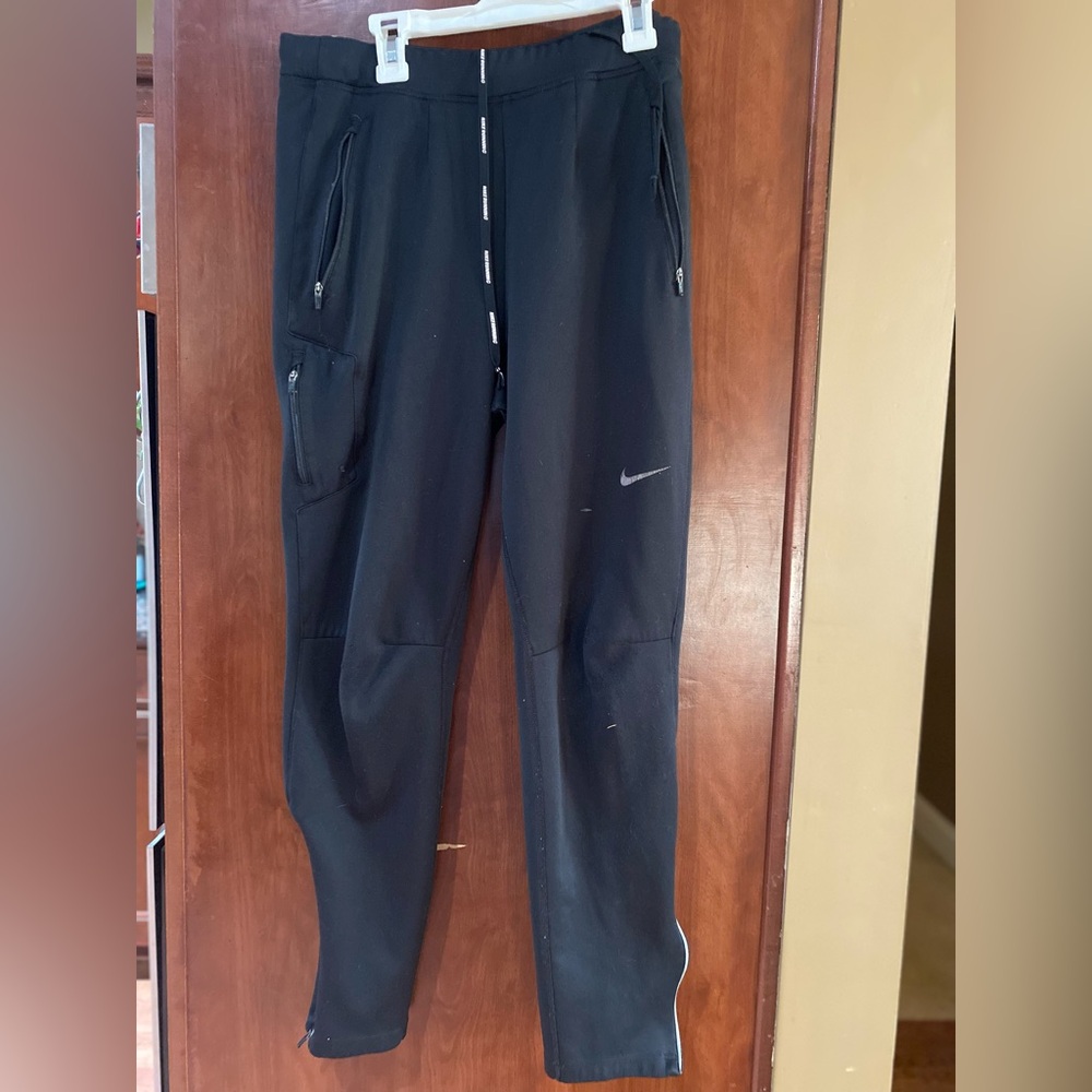 Nike Black Women's Track Joggers with Zip Pockets